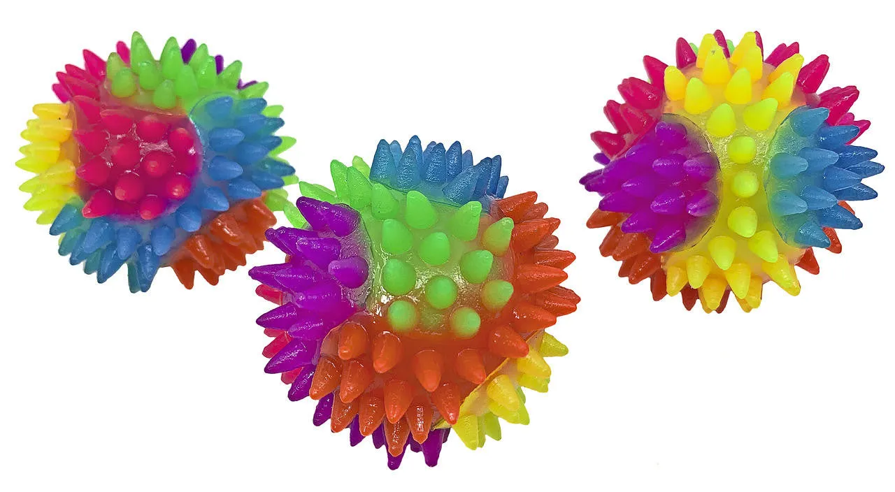 3317 PK3 Large Rainbow Spike Ball