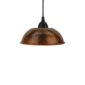 8 1/2" Copper Dome Pendant Light