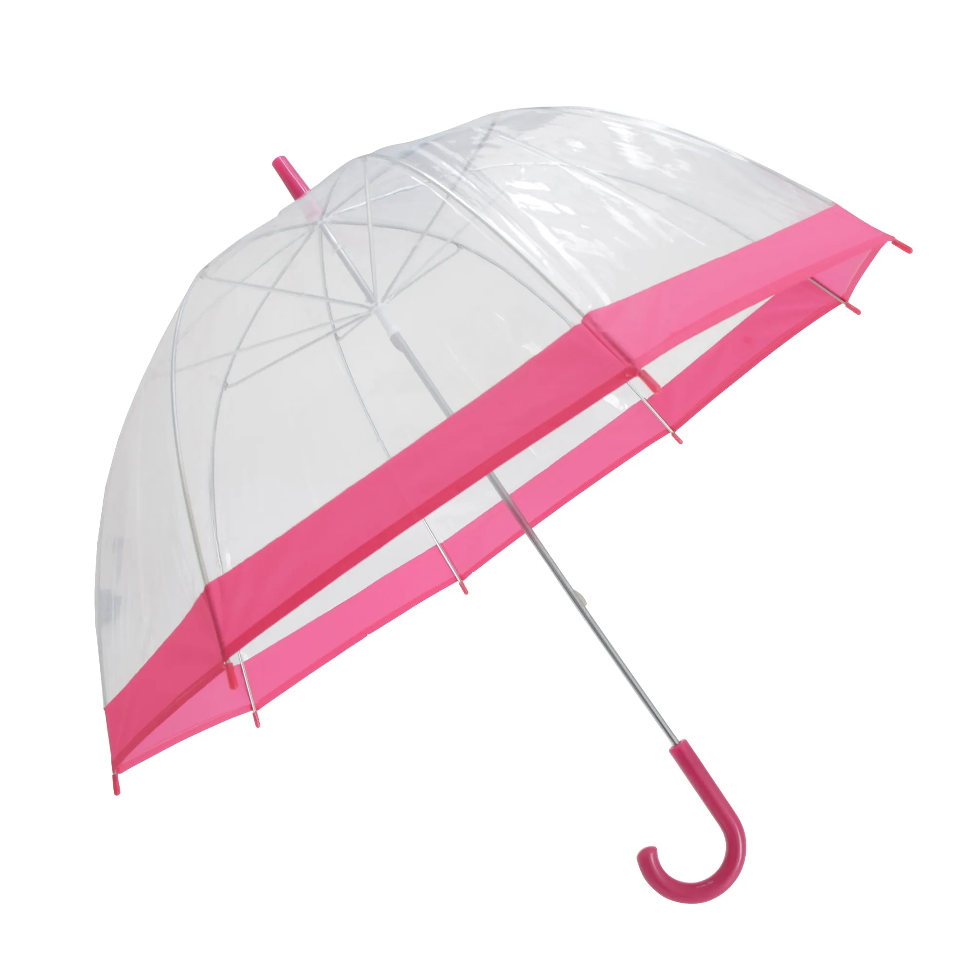 Adults Unisex Transparent Dome Walking Umbrella