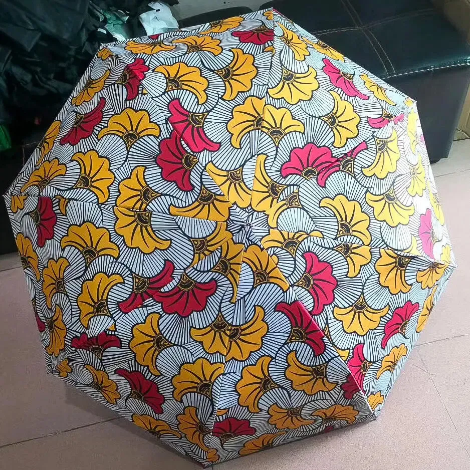AfroFashion African Designer automatic folding windproof umbrella