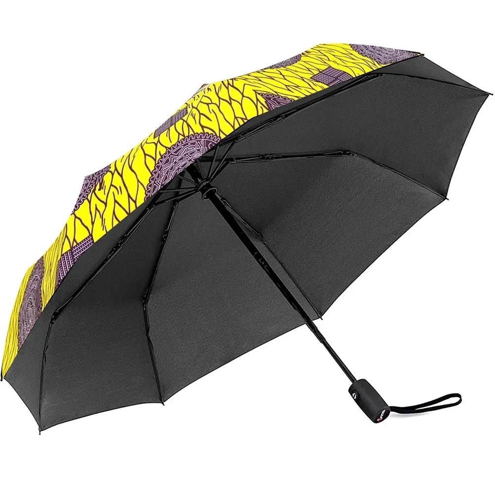 AfroFashion African Designer automatic folding windproof umbrella
