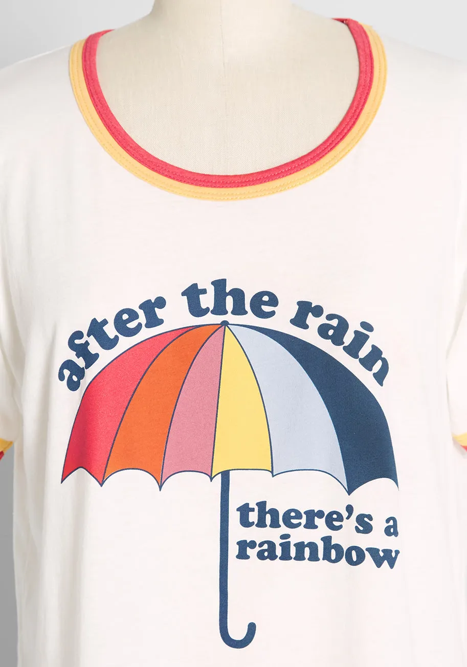 After the Rain Graphic Ringer Tee