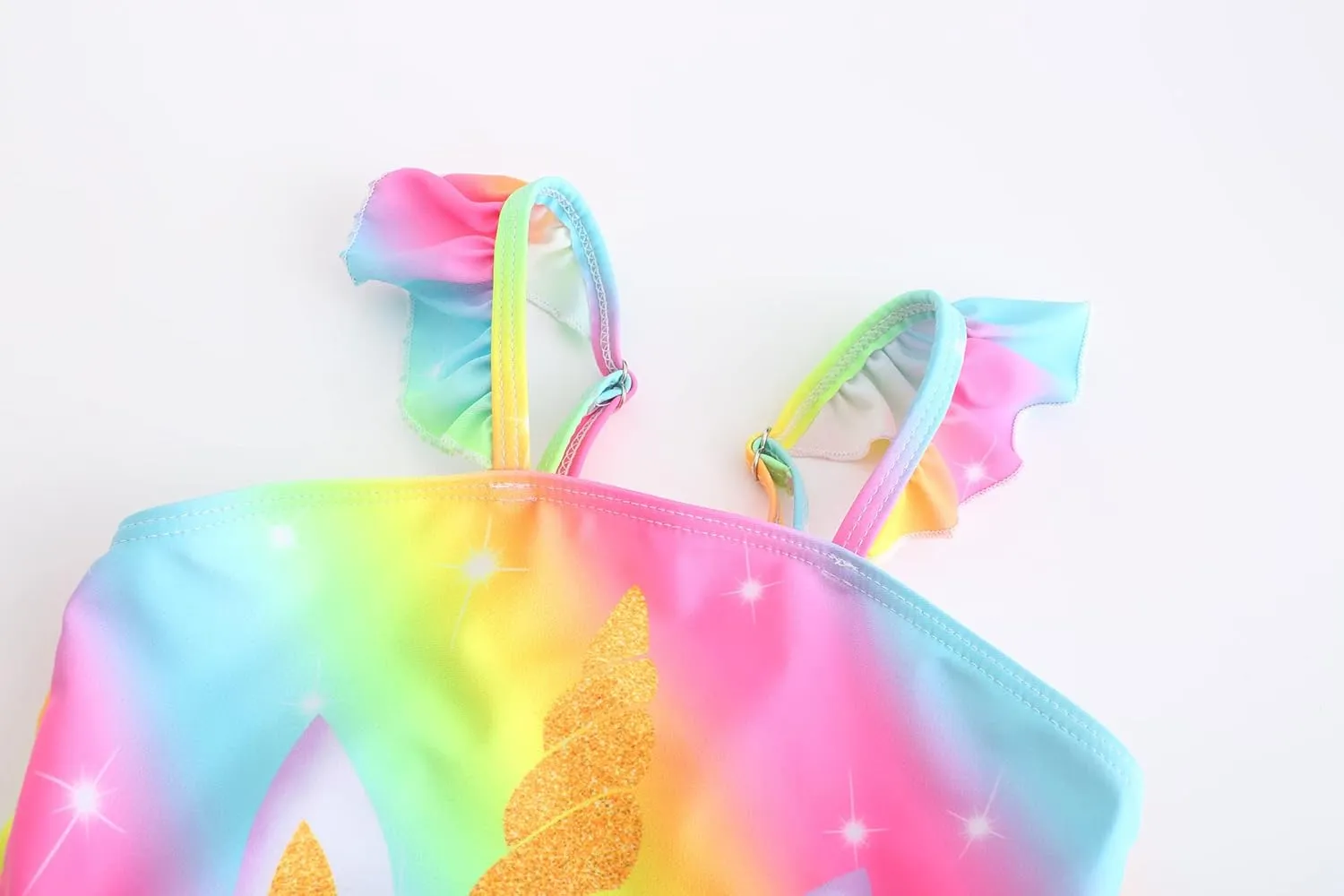 Akokvlar Two Pieces Swimsuit Mermaid Bikinis Tankini Bathing Suit for Little Girls
