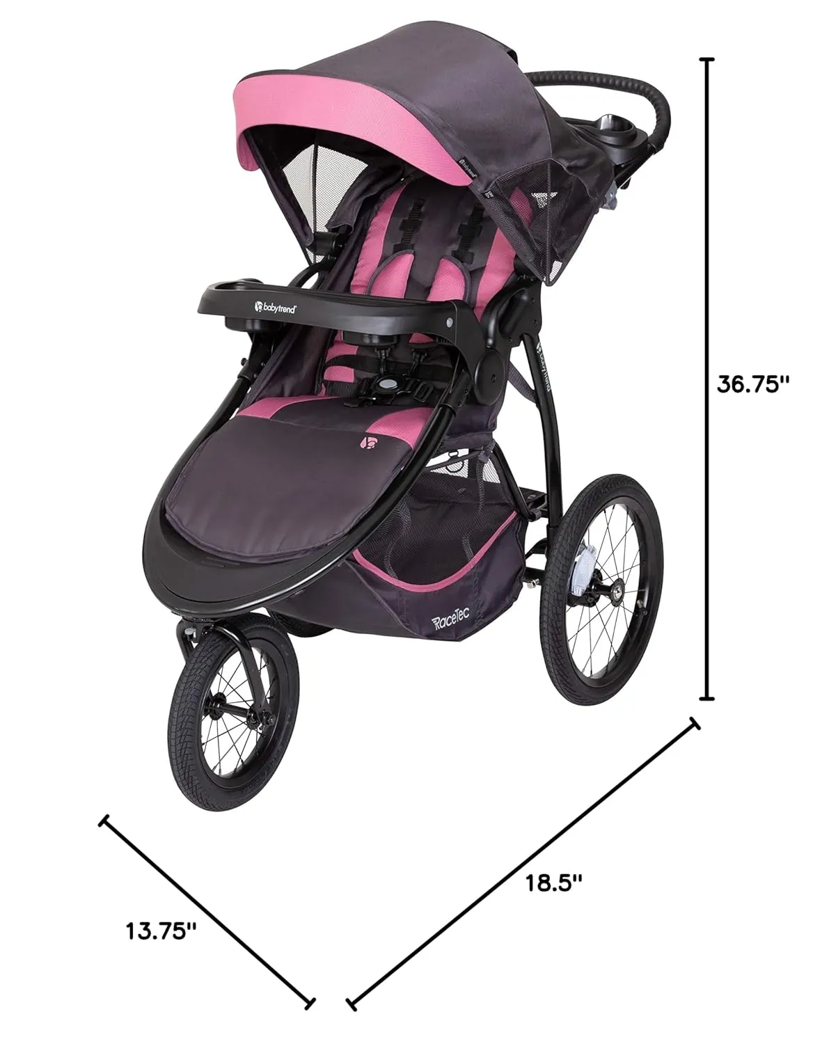Baby Trend Expedition Race Tec Jogger, Ultra Cassis
