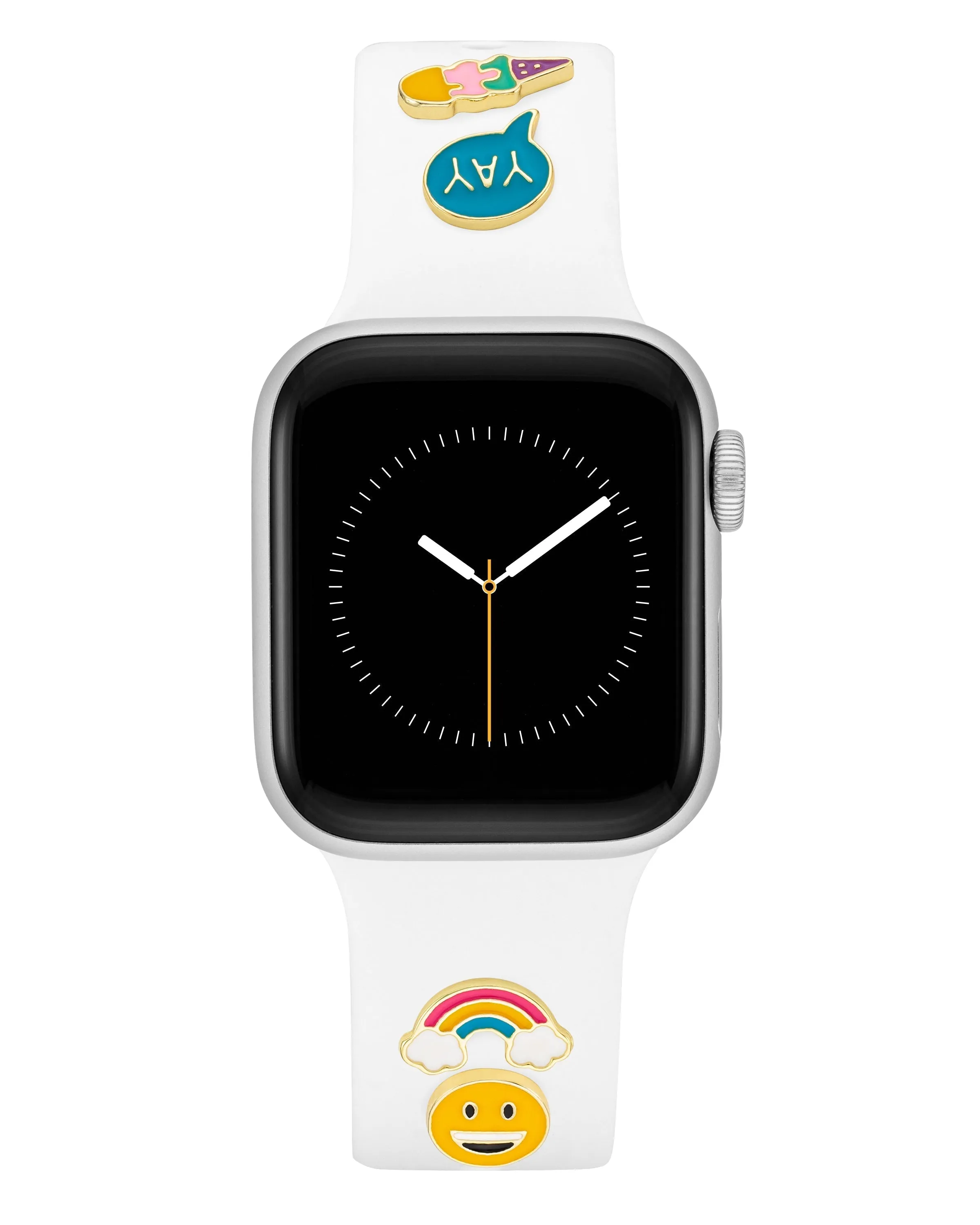 Band Candy Smooth Silicone Band and Happy Charm Set for Apple Watch®