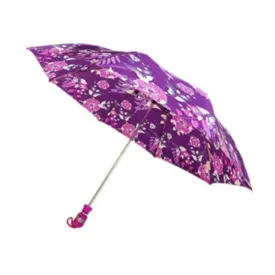 Beautiful floral Design two Fold Umbrella for woman & Man with UV Protection with Auto Open Function (Colour & design may vary)
