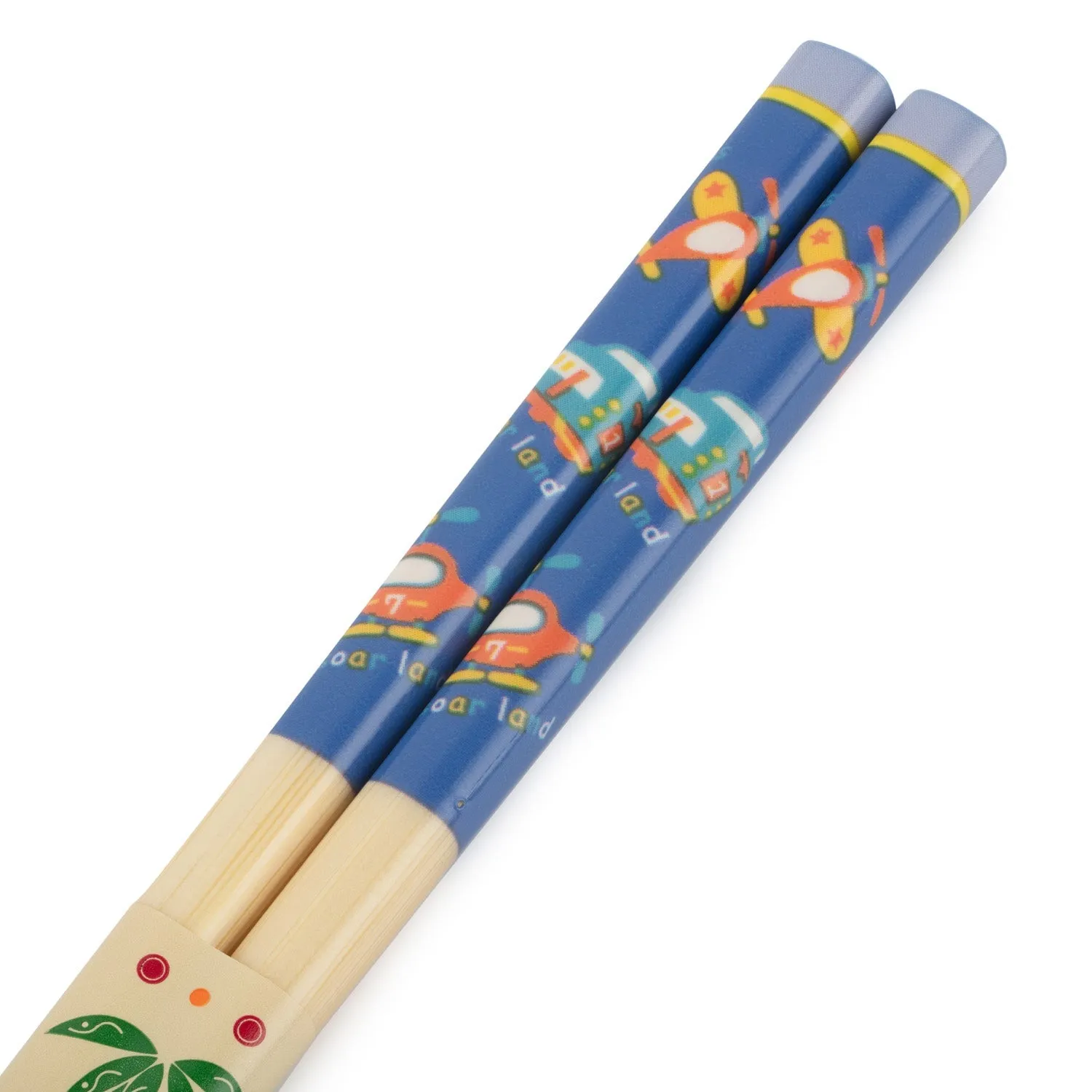 Blue Flying Fun Japanese Childrens Chopsticks