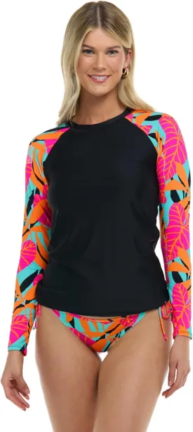 Body Glove Women's Standard Sleek Long Sleeve Rashguard with UPF 50