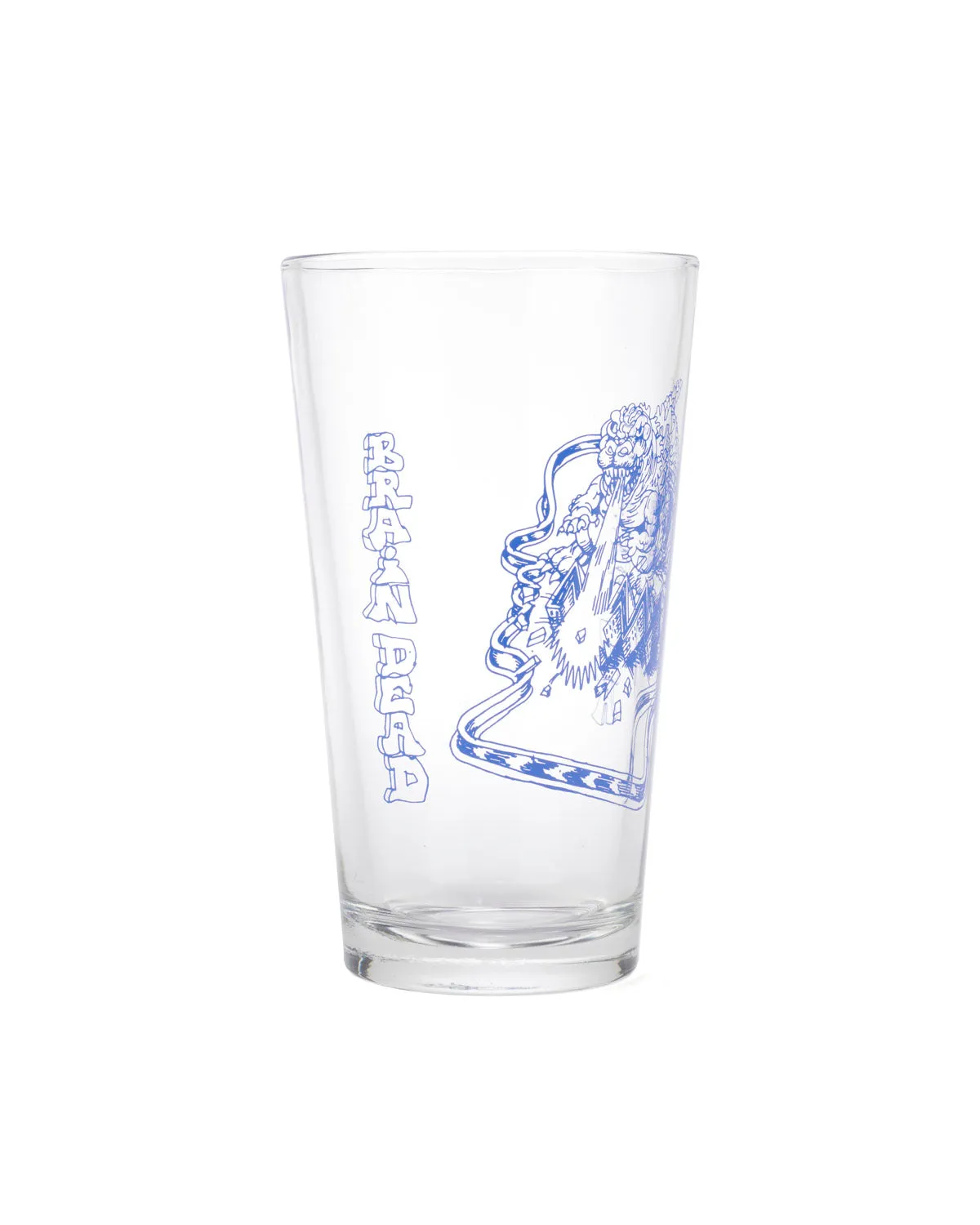Brain Dead x Godzilla Total Destruction Pint Glass - Clear