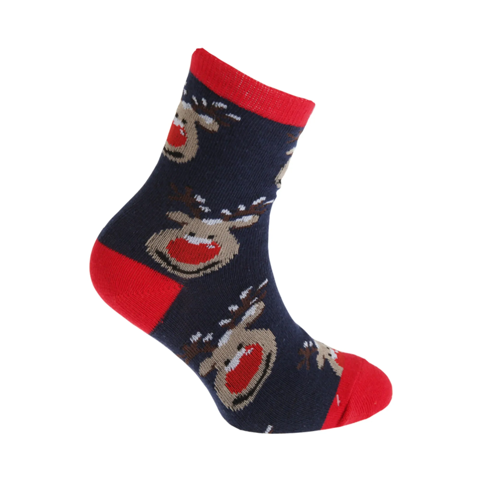 Childrens/Kids Unisex Christmas Novelty Socks (Pack Of 4)