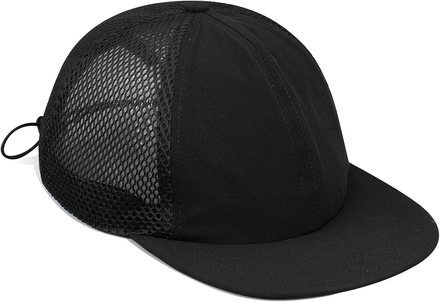 Clakllie 5 Panels Baseball Cap Quick Dry Trucker Hat Cooling Running Hat Flat Bill Cap for Outdoor Breathable Sports Cap