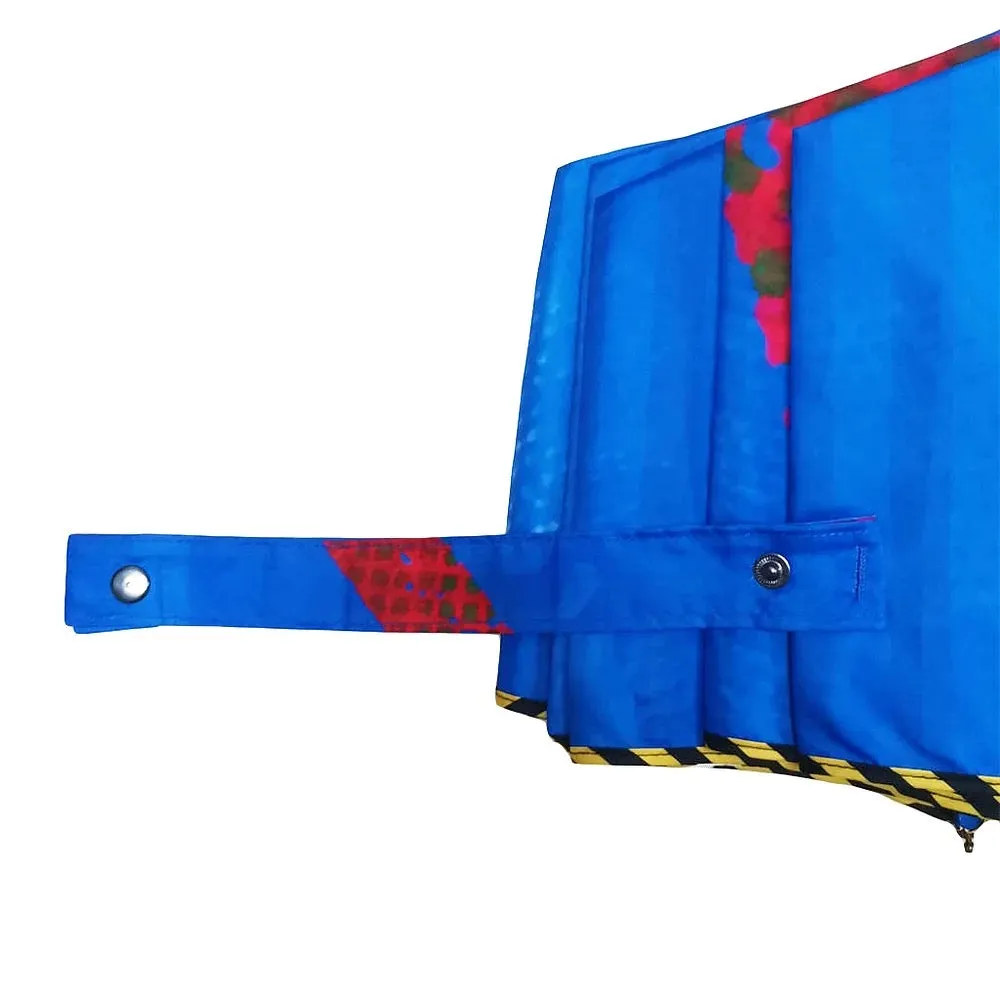 Clare O Connor Eco-Friendly Umbrella Blue