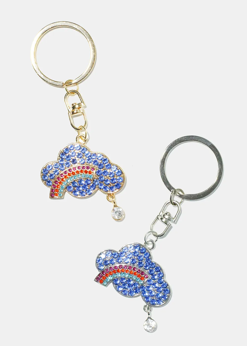 Cloud & Rainbow Keychain