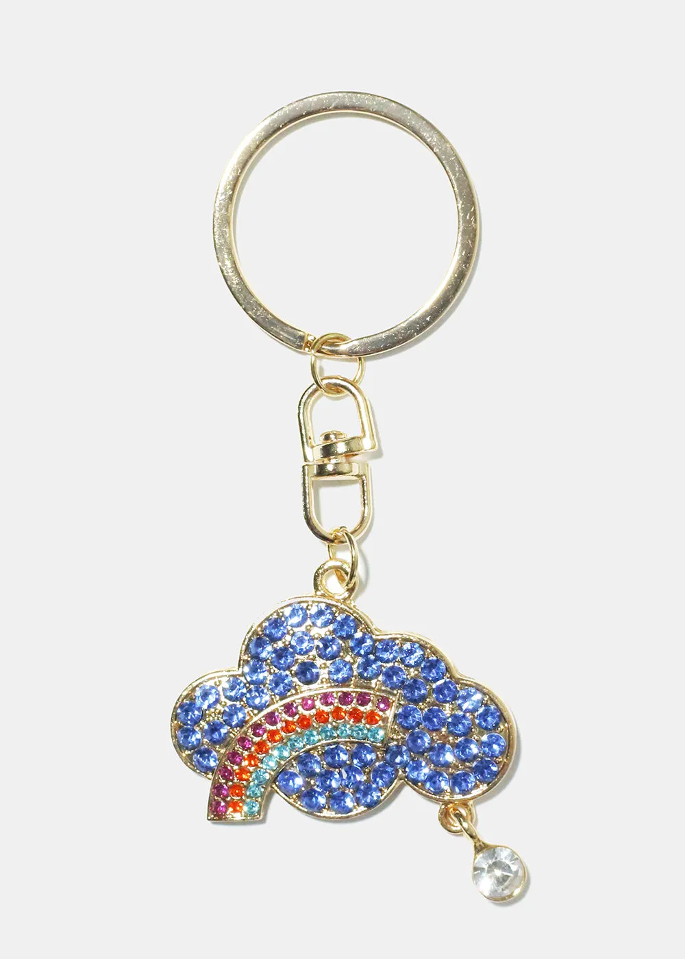 Cloud & Rainbow Keychain