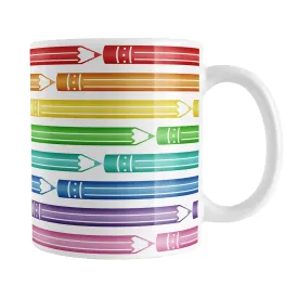 Colored Pencils Pattern Mug