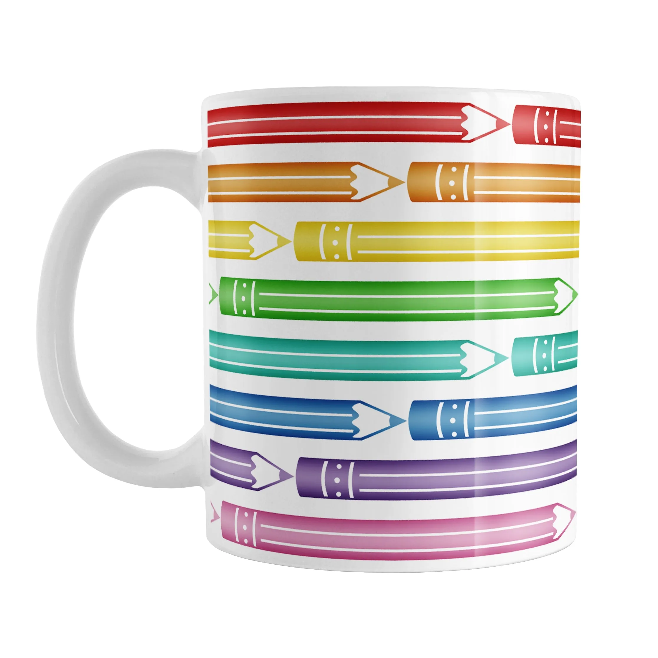 Colored Pencils Pattern Mug