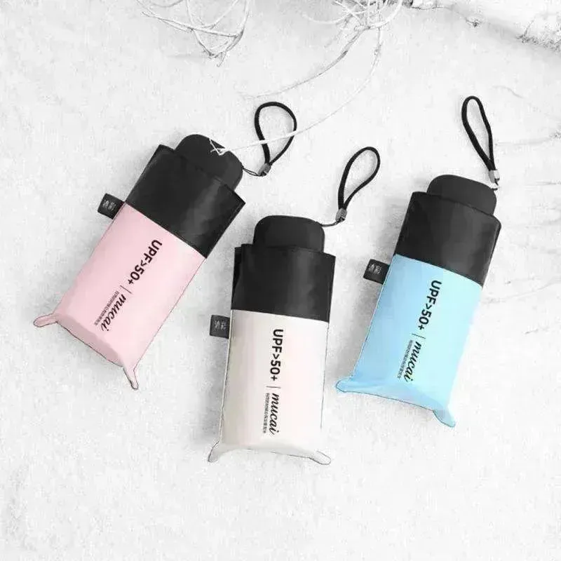 Compact UV-Proof Mini Umbrella: Windproof & Durable