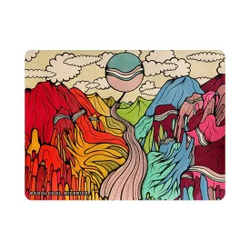 Cool Cool Nice Nice Rainbow Landscape Sticker
