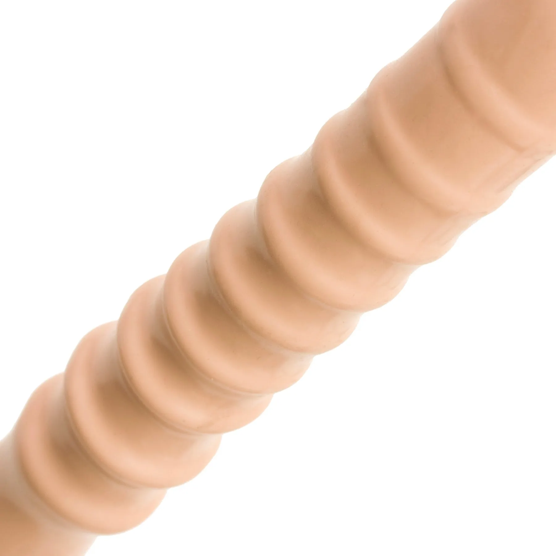 Corkscrew Ridges Anal Plug for Prostate Fun with Easy Grip Handle