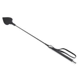 Crop - Silicone Spade Tip Riding Crop with Pro Handle