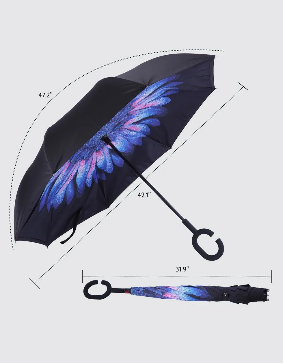 Dapple Canopy Inverted Umbrella
