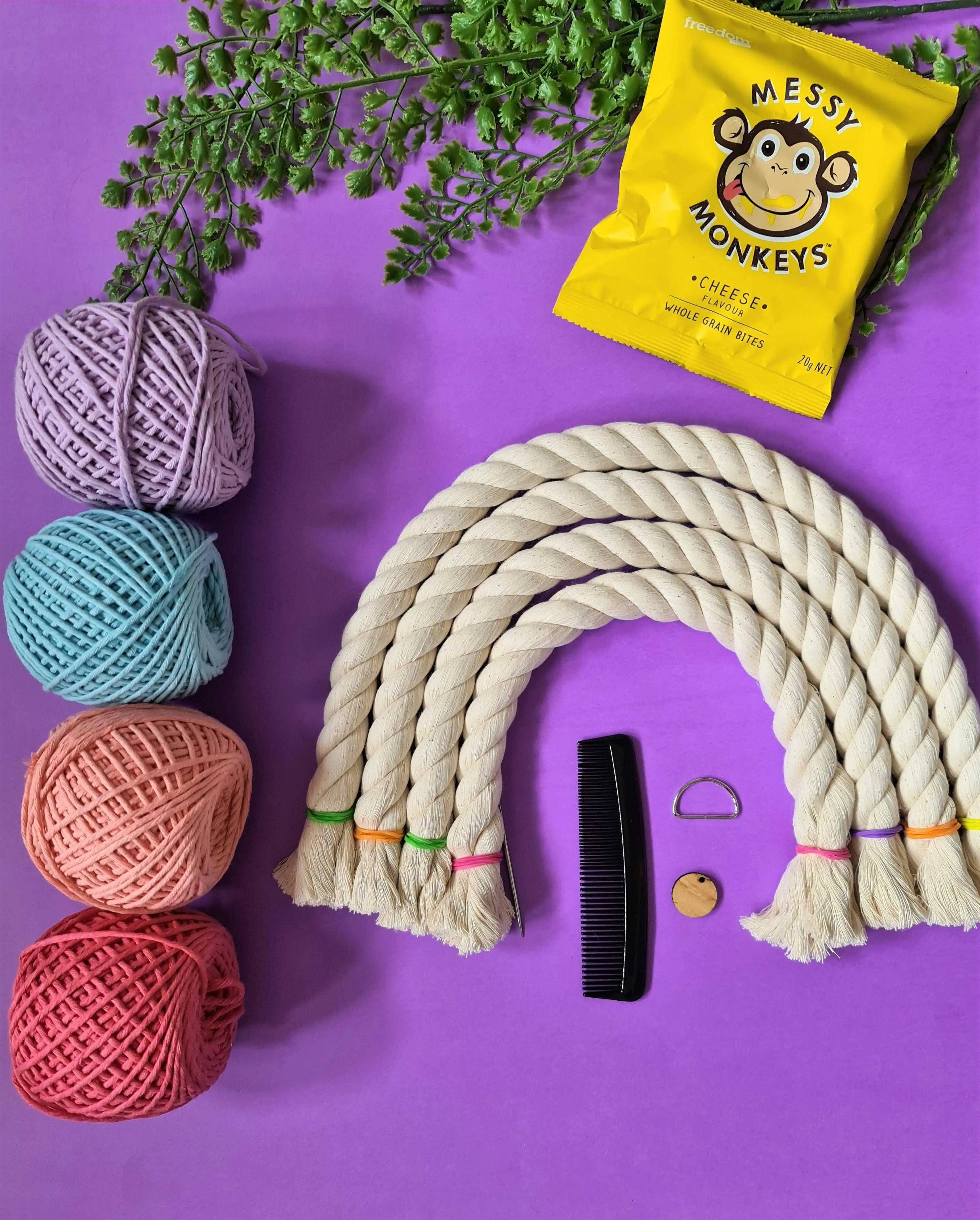 DIY 4 Piece Macrame Rainbow Kit | Do it Yourself Rainbow