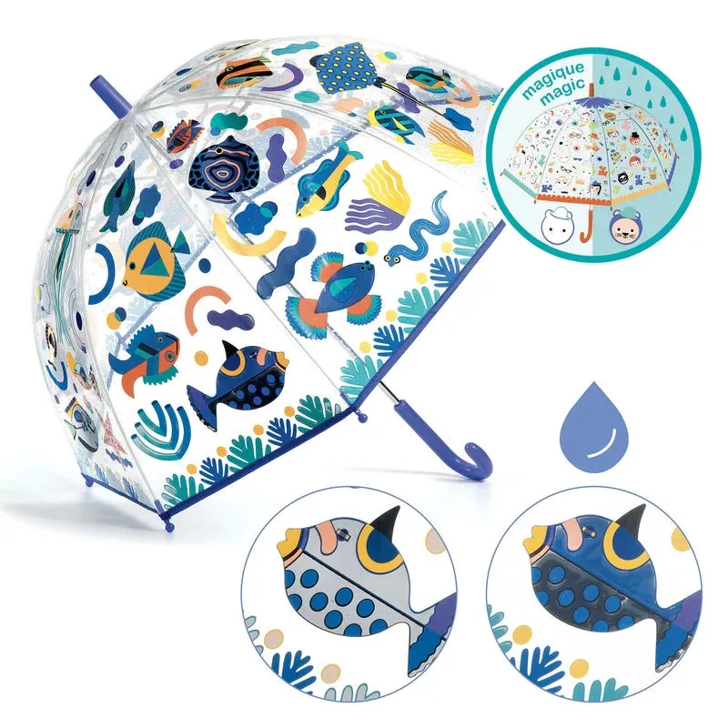 Djeco: Childrens Colour Change Umbrella Fish