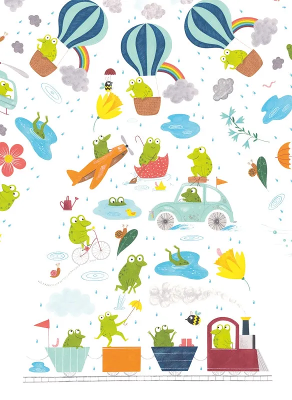 Djeco: Childrens Umbrella Froglets