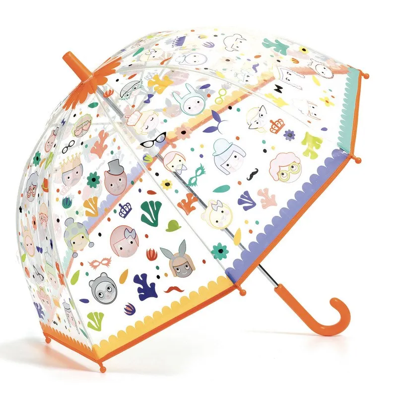 Djeco Faces Colour Change PVC Child Umbrella