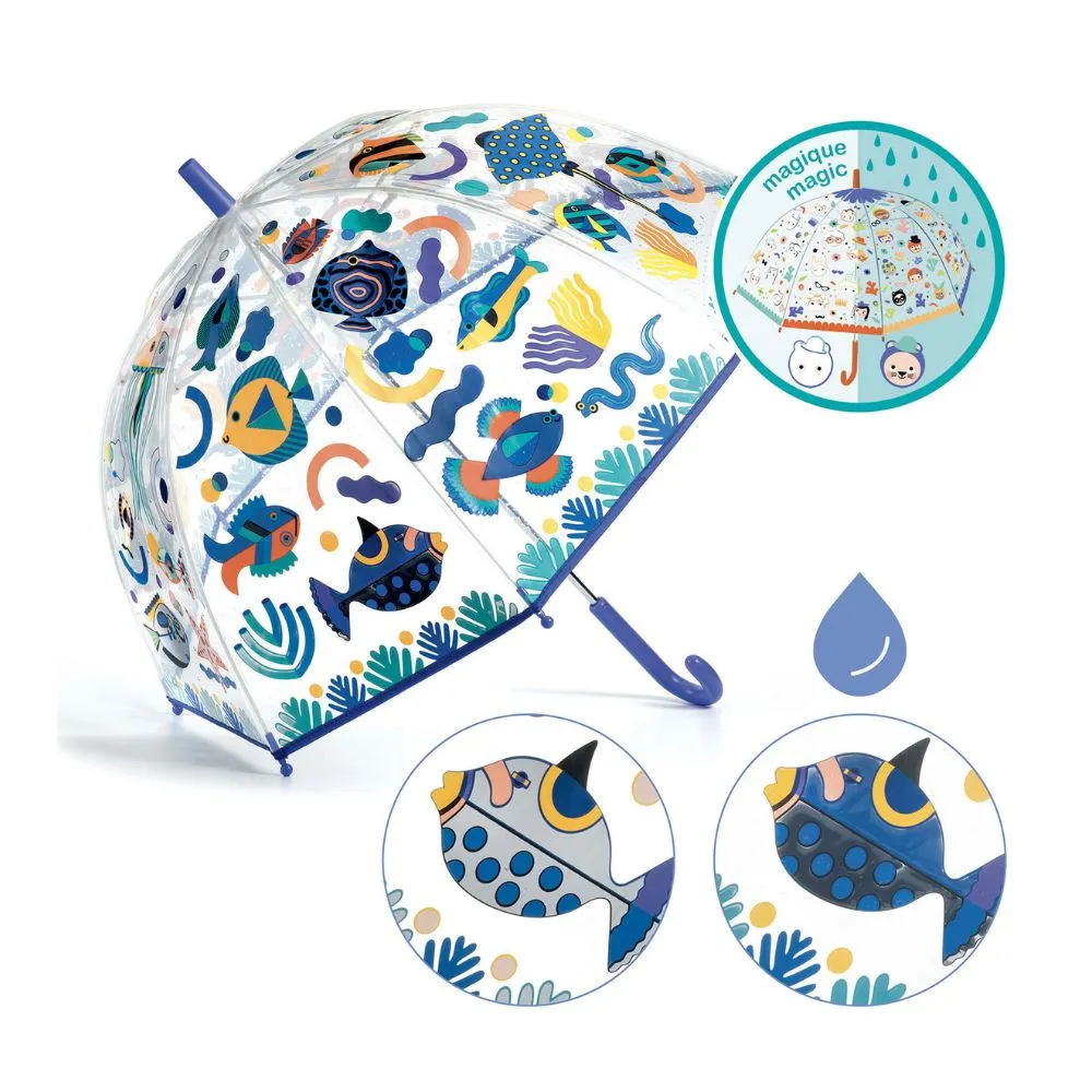 Djeco Magic Kids Umbrella - Fishes