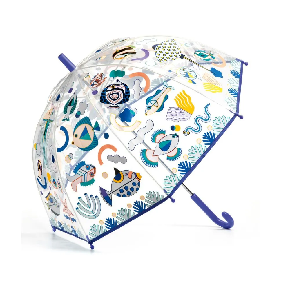 Djeco Magic Kids Umbrella - Fishes