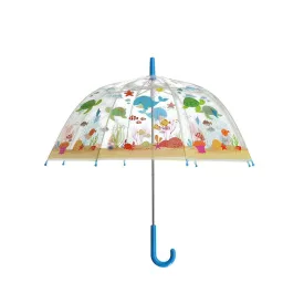 Fallen Fruits 70cm Transparent Sea Life Kids Umbrella