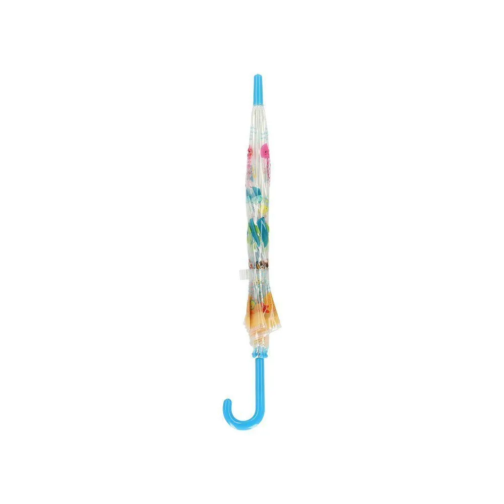 Fallen Fruits 70cm Transparent Sea Life Kids Umbrella