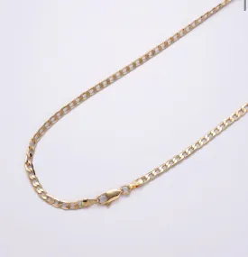 Flat Cuban Link Chain 19.7”