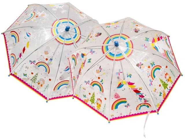 Floss & Rock Colour Changing Umbrella - Rainbow Fairy