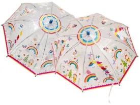 Floss & Rock Colour Changing Umbrella - Rainbow Fairy