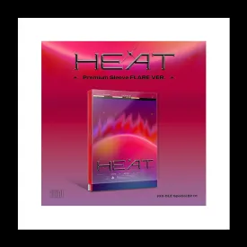 G I-DLE HEAT Special Album Standard FLARE Version Transparent Sleeve Pocket Lyric Paper Transparent Film Photo 2p PhotoCard Tracking Sealed GI-DLE
