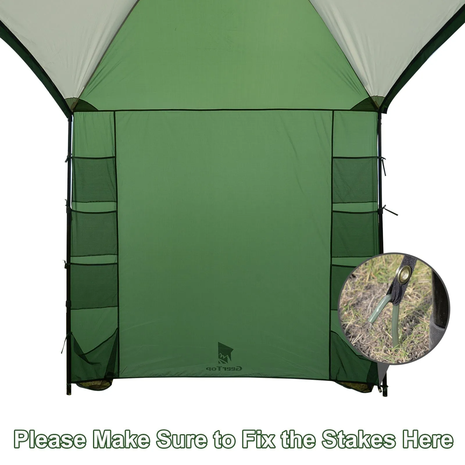 GeerTop Awning Canopy For Family Car Camping