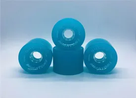 Ghost Wheels, Jelly Phantoms, 70MM 78A, Semi-Transparent, Longboard Wheels, Great for Cruising and Carving, ABEC-7 Bearings Included
