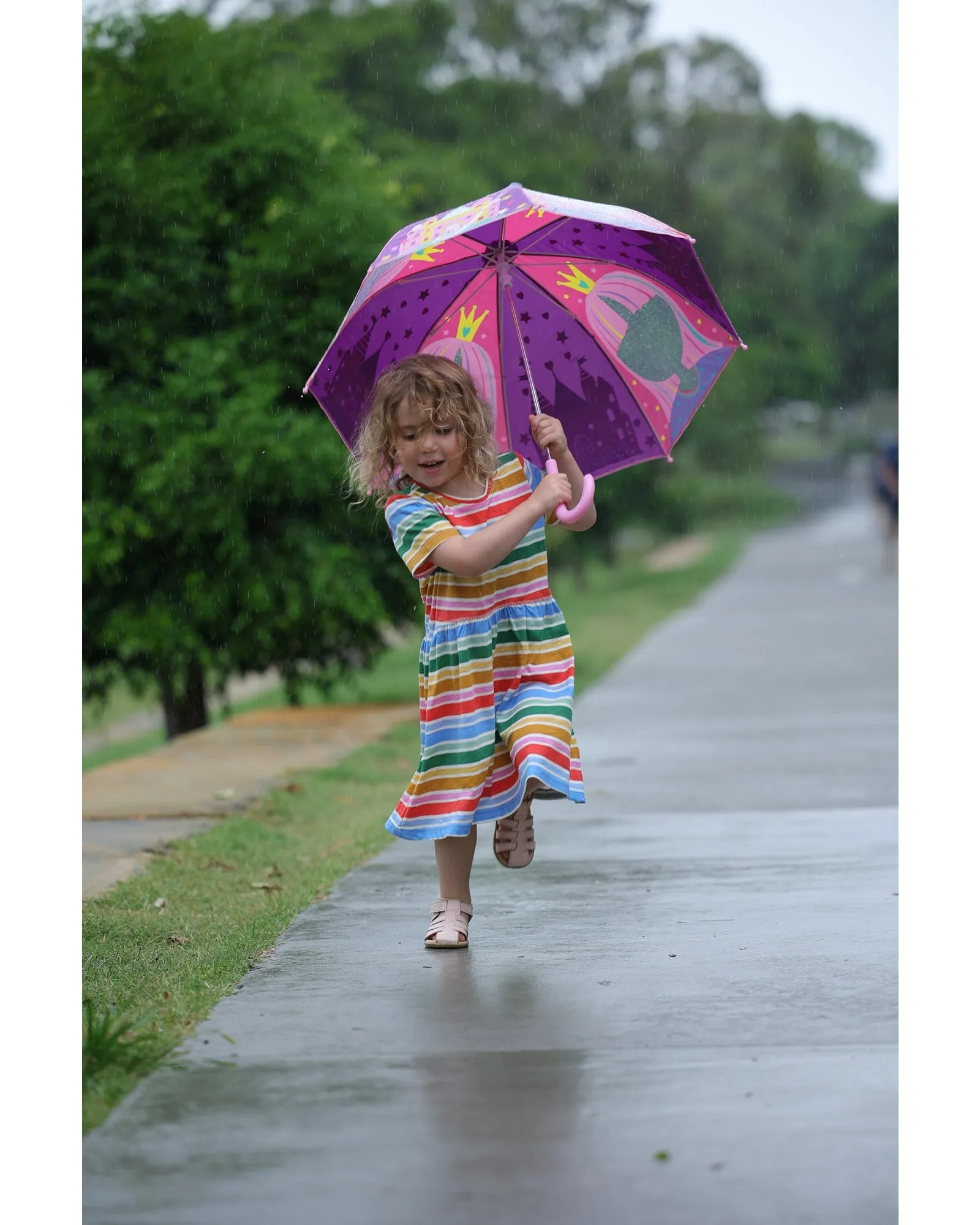 Gift Junction Colour Changing Dome Umbrella Priness