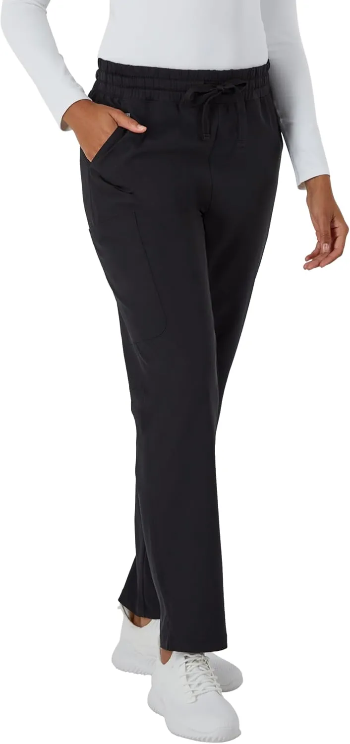 Hanes Comfort Fit Pants, Moisture-Wicking Healthcare Scrubs for Women, 3 Pockets