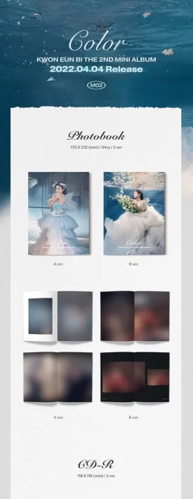 IZ*ONE KWON EUNBI Color 2nd Mini Album Random Version Contents Tracking Sealed
