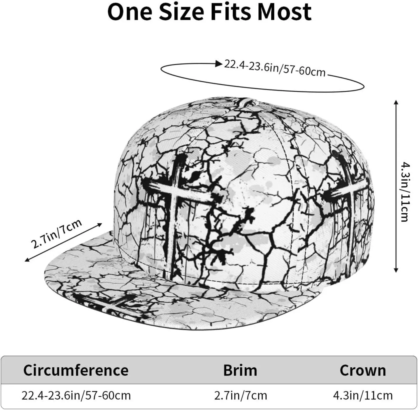 Jesus Baseball Cap for Men Adjustable Flat Bill Brim Cap for Travel Hiking and Outdoor Sports