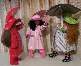 Just for Dolls, Umbrella Frame, 3-pack, with pattern