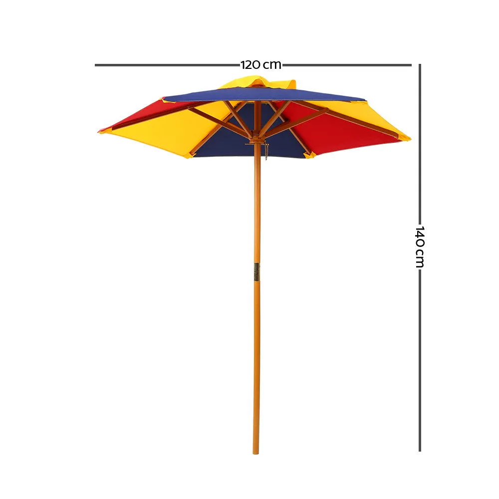 Keezi Kids Table Set with Umbrella