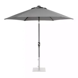 Kettler 2.5m Slate Wind-Up Tilting Parasol