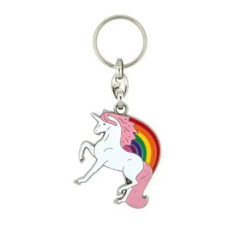 Key Rings - Rainbow & Unicorn - (1 SENT)