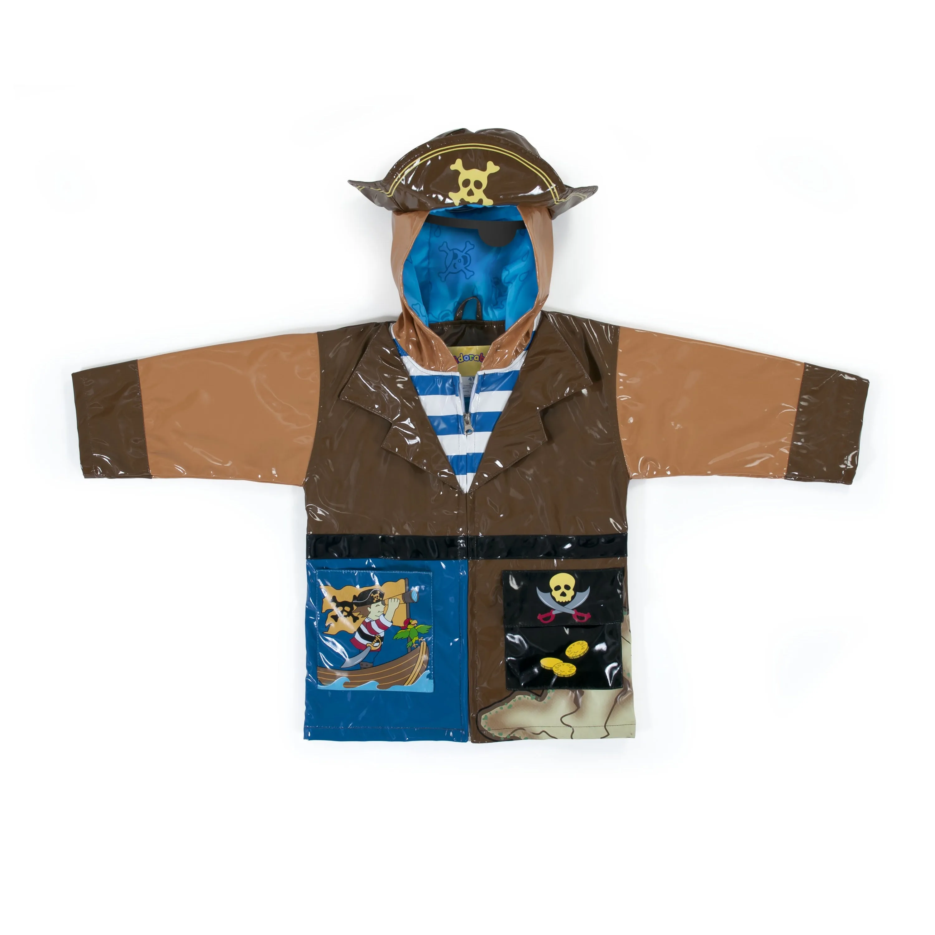 Kidorable Pirate Raincoat & Umbrella