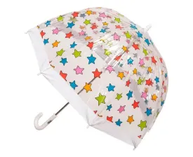 KIDS PRINT BIRDCAGE UMBRELLA STARS