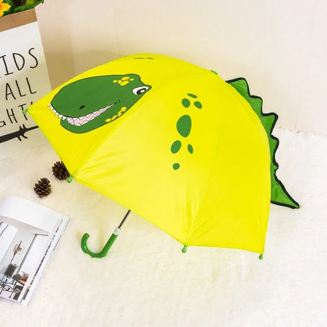 Kids Umbrella Cute Cartoon Animal Children's Stick Umbrella
